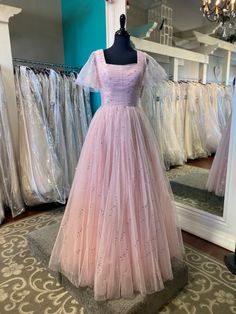 Modest Satin Prom Dress, Simple Modest Prom Dresses, Conformation Dresses Catholic Modest, Pink Prom Dress With Sleeves, Mormon Prom Dresses, Modest Prom Dresses With Sleeves, Closet Full Of Dresses, Sweet 16 Party Dress, Modest Prom Dress