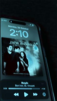 an iphone with the new moon on it