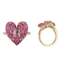 Love Luck Ring – Eden Presley Fine Jewelry Mantra Bracelet, Ring Tutorial, Color Stones, Classy Jewelry, Ruby Rose, Gold Diamond Rings, Vintage Engagement Rings, White Gold Rings, Diamond Rings