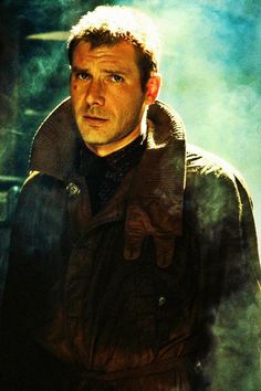 Harrison Ford in Blade Runner, 1982 Deckard Blade Runner, Blade Runner Fashion, Harrison Ford Blade Runner, Blade Runner Art, Blade Runner 1982, Sean Young, Daryl Hannah, Female Armor