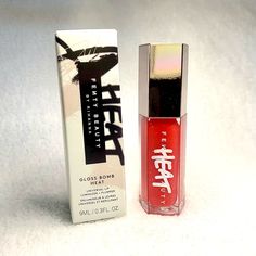 Salefenty Beauty Gloss Bomb Heat Lip Luminizer & Plumper Color: Hot Cherry (Sheer Red) Full Size (9 Ml/.3 Oz) New In Box And Never Opened Or Used. Only Took Out Of Box For Pictures. The Innovative Plump Job Complex Contains A Blend Of Ingredients, Including Ginger Root Oil And Capsicum Fruit Extract (Pepper), Designed To Deliver An Undeniably Plump Pout. Rich Shea Butter Conditions While The Wet-Look Shine Maximizes Visible Volume. It’s Time For The Full Effect. * Instant Plumping Effect * Hint- Fenty Beauty Gloss Bomb, Cherry Lips, Ginger Root, Colour Tint, Light Peach, Wet Look, Lip Balm Gloss, Fenty Beauty, Lip Plumper