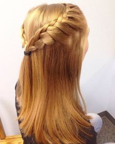 Half Updo With Two Braids Hairstyles For Long Straight Hair, Hair For Kids, Half Up Half Down Wedding Hair, Braid Half Up Half Down, Pin Straight Hair, Half Up Wedding Hair, Up Hairdos, Half Up Half Down Wedding