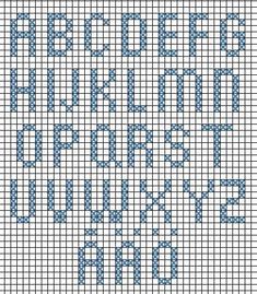 a cross stitch pattern with the words, and numbers