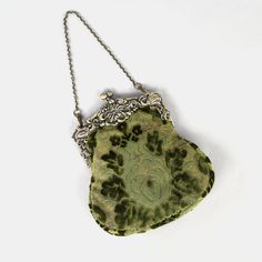 Chatelaine Purses | Shop Carpet Chatelaine & Wristlet Bags Large Crossbody Purse, Brass Hooks, Burnout Velvet, Happy Hippie, Brass Hook, Fern Green, Secret Sale, Chatelaine, Crossbody Purse