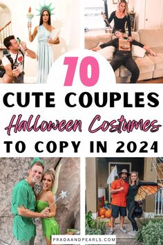 the top ten couples halloween costumes to copy in 2014, including pumpkins and witches