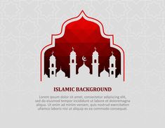 an islamic background with mosques