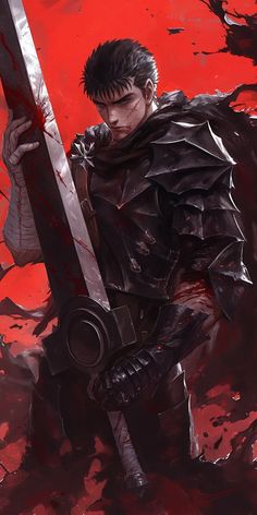 Berserk Art, Black Swordsman, Berserk Guts, Anime Wallpaper, Dragon Ball, Manga Anime