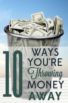 Even people who consider themselves frugal have holes in their spending. Check out these 10 ways you might be throwing money away without even realizing it. Throwing Money, Money Frugal, Living On A Budget, Money Saving Challenge, Frugal Tips, Frugal Living Tips, Saving Ideas, Budgeting Money, Financial Tips