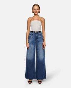 Verona Cool Silhouettes, Baggy Jean, Denim Collection, Live In The Now, High Rise Jeans, Baggy Jeans, Pocket Detail, Big Size, High Rise