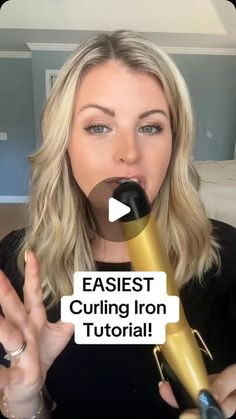 Curling Iron Short Hair, Curling Iron Tutorial, Diy Hair Curls, Curling Thick Hair, Camera Girl, Medium Length Wavy Hair, Curl Hair With Straightener, Hair Braiding Tool, Easy Curls