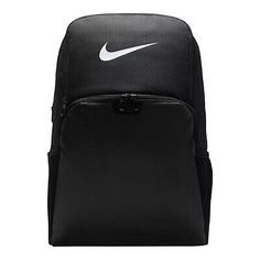 Nike Black Backpack For Back To School, Nike Black Standard Backpack, Nike Black Backpack For School, Nike Black Backpack For Daily Use, Black Sports Backpack, Nike Black Travel Backpack, Nike Black Backpack For Outdoor Activities, Nike Functional Standard Backpack, Nike Travel Standard Backpack