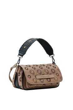 PRICES MAY VARY. Floral die-cutting on contrasting background Multiple inside and outside pockets Magnetic flap with clutch handle Two compartments Three leather-effect straps Tromso, Across Body Bag, Body Bag, Crossbody Bags, Crossbody Bag, Cut Out, Women Handbags, Shoulder Bag, Flowers