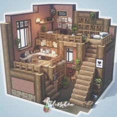 Small Room Ideas Minecraft, Ldshadowlady House Minecraft, Small Minecraft Room Ideas, Minecraft Interior Aesthetic, Minecraft Aesthetic Building Ideas, Minecraft Room Aesthetic, Cute Minecraft House Interior, Minecraft Loft Ideas, Small Minecraft House Interior