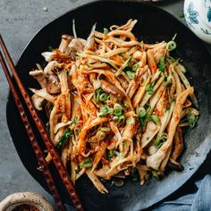 Bang Bang King Oyster Mushrooms Recipe | Epicurious Vegetarian Chinese Recipes, King Oyster Mushrooms, Vegetarian Comfort Food