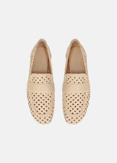 Buy Davis Raffia Loafer for USD 295.00 | Vince Timeless Shoes, Loafers Style, Rib Cage, Loafer Shoes, Denim Women, Warm Weather, Loafer Flats, Loafers, Slip On