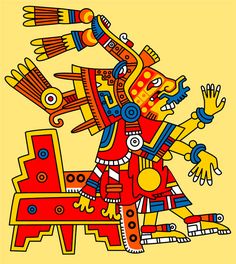 Aztec Gods, Aztec Symbols, Aztec Tattoo Designs, Maya Art, Mayan Art, Aztec Tattoo, The Boogeyman