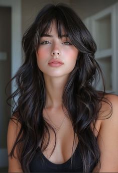 Summer Haircuts, Hair Haircuts, Long Black Hair, Mermaid Hair, Long Hair Cuts, Layered Hair