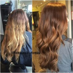 Brunette To Redhead Before And After, Auburn Hair Color With Balayage, Auburn Glaze Hair, Auburn Reverse Balayage, Natural Red Bayalage Hair, Brunette To Auburn Before And After, Brown To Copper Hair Before And After, Auburn Hair Transformation, Caramel Auburn Hair