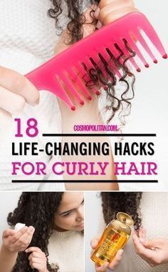 LIFE-CHANGING HAIR HACKS FOR CURLY HAIR: Learn how to define your curls, eliminate dry ends, prevent frizz, and more with these easy tips and hair tricks from the pros. You'll also find the best ways to naturally style curly hair, easy curly hairstyle ideas, and more tricks for both long and short curly hairstyles. See all the curly hair ideas here! Hacks For Curly Hair, Naturally Curly Hair Updo, Style Curly Hair, Short Natural Curly Hair, Hair Tricks, Curly Hair Problems, Brunette Balayage, Curly Hair Updo, Curly Hair Styles Easy