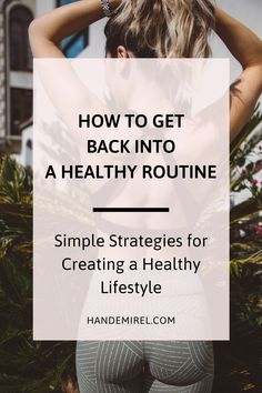 3 Simple Steps to Stick to Your Healthy Routine | If you struggle to be consistent with healthy habits and maintain a healthy lifestyle, these 3 strategies will be game changers (they were for me!). They’ll help you create a wellness routine you’ll love so that it’s easy to stick to it, and you’ll begin to look at living a healthy lifestyle as a form of self love and self care. | Handemirel.com #handemirel #healthyroutine #healthylifestyle #dailyroutine #fitnessmotivation #selfcare Bag Of Chips, Healthy Routine, Workout Tips, Wellness Routine, Set Goals, Healthy Lifestyle Tips, Healthier Lifestyle, Living A Healthy Life, Living Tips