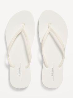 textured thong-strap upper firm eva foot bed To measure your shoe size, place a piece of paper on the ground.  Stand barefoot on the paper.  Using a pen, draw an outline of your foot.  Use measuring tape to measure the length of your foot on the paper. spot clean  . Best Holiday gift for Women , perfect Sandals for Christmas! Old Navy Flip Flops, White Flip Flops, Summer 2025, Foot Bed, Autumn Vibes, Old Navy Women, Measuring Tape, Fall Vibes, Flip Flop