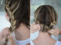 3 Hairstyle Hacks For a Short Bob | Cupcakes & Cashmere Medium Braids, Braids Bob, Trendy Braids, Androgynous Haircut, Split Hair, Braids For Short Hair, Long Bob