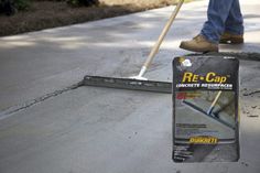 Designed to provide a shrinkage compensated repair material for making thin repairs to sound concrete in need of surface renewal. QUIKRETE Re-Cap 40-lb Concrete Resurfacer in Gray | 113147 Repair Concrete Driveway, Concrete Cracks, Concrete Refinishing, Mortar Repair, Driveway Resurfacing, Concrete Repair Products, Driveway Repair, Molding Ceiling, Concrete Repair