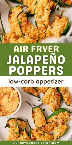 Savor these Cheesy Air Fryer Jalapeño Poppers, a crowd-pleasing snack perfect for game days, BBQs, and holiday appetizers. Quick and easy to make in just 20 minutes, these spicy and healthy appetizers are great for party snacks and low-carb diets. Enjoy this delicious treat at any gathering. Check out this low-carb recipe now!