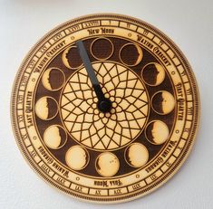 a clock that is on the side of a wall