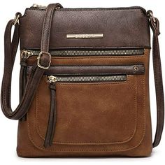 MATERIAL:This soft lightweight crossbody bag is made of high-quality vegan leather (PU). Eco-friendly and no animals were harmed. Highly anti-scratch and tear-resistant.  SIZES:Approx.:9.5"x8.5"x1.5". Top Zipper closure, gold-tone hardware. Come with a shoulder strap and can fit an iPad mini, wallet, keys, glasses, phones, etc. Perfect for everyday use, walking, small trip, work, etc. Various colors for all seasons (spring, summer, fall, winter).  POCKETS:One main compartment (Inner: 1x slip poc Travel Handbag, Travel Handbags, Women Shoulder Bag, Travel Purse, Crossbody Bags For Women, Leather Shoulder Handbags, Essential Items, Leather Messenger Bag, Leather Messenger