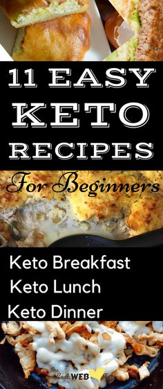 Simple Keto Breakfast, Keto Breakfast On The Go, Easy Keto Recipes For Beginners, Lunch And Dinner Ideas, Keto Recipes For Beginners, Food Keto, Breakfast Keto, Easy Keto Recipes, Simple Keto