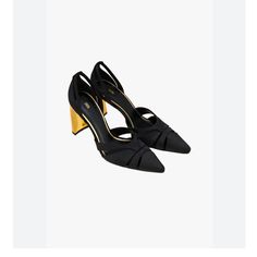 High-Heel Shoes In Satin Fabric. Contrast Heel. Pointed Toe. Heel Height Of 9 Cm. / 3.5″ Airfit. Flexible Technical Latex Foam Insole, Designed To Offer Greater Comfort. Upper 100% Polyester Lining 70% Goat Leather 30% Polyester Sole 100% Rubber Insole 90% Goat Leather 10% Polyester Zara Heels With 4-inch Heel For Night Out, Elegant Zara Slingback Pumps With 4-inch Heel, Zara Closed Toe 4-inch Heels, Zara Leather Heels With 4-inch Heel, Zara Black Sandals With 4-inch Heel, Zara Woman, Zara Shoes, Goat Leather, Zara Black