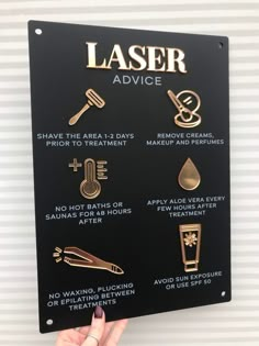 Beauty Clinic Interior Design, Laser Hair Removal Facts, Spa Sign, Beauty Sign, Dark Text, Medi Spa, Laser Clinic, Esthetics Room, Laser Removal