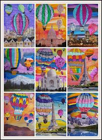 many colorful hot air balloons flying in the sky