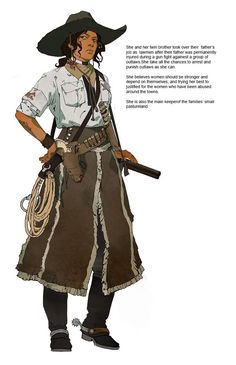 Female Parts, Character Design Female, Drawing Line Art, Old Western, Cowboy Design, Romantic Period, West Art, Cowboy Outfits