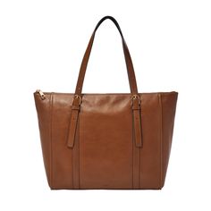 PRICES MAY VARY. Editor's Notes: For a clean, professional look, show up with a classic new tote in tow. Our leather Carlie Tote features one accessible zipper pocket, two slide pockets and two adjustable handles. Perfectly Proportioned: 13.5" L x 4.75" W x 11.5" H; 2 Adjustable Handles Premium Craftsmanship: LiteHide Leather Tote Bag; Zipper Closure; Fabric Lining; imported It's all in the Details: Exterior Details: 1 Front Slide Pocket with Magnetic Snap; Interior Details: 1 Zipper Pocket, 2 S Classic Fashion Pieces, Tote Bag Purse, Purse Accessories, Brown Bags, Leather Tote Bag, Interior Details, Leather Tote, Purses And Handbags, Leather Handbags