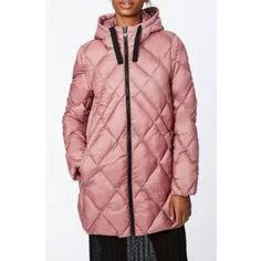 Stunning Putty Pink Puffer Jacket Coat Comfortable High Quality Pink Puffer Jacket, Outerwear Women Winter, Short Puffer Jacket, Winter Puffer Jackets, Hooded Puffer Jacket, Quilted Puffer Jacket, Packable Jacket, Winter Outerwear, Puffer Jacket Women