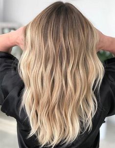 Balyage Long Hair, Balayage Ombre, Blonde Hair Inspiration, Blonde Hair Looks, Hair Shades