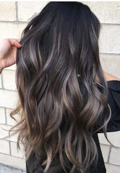 Hair Color Flamboyage, Ash Blonde Hair Colour, Ash Brown Hair, Brown Ombre Hair, Blond Balayage, Latest Hair Color, Gorgeous Hair Color, Brunette Balayage Hair