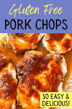 gluten free pork chop recipes Gluten Free Pork Chop Recipes, Gluten Free Pork Chops, Gluten Free Noodles Recipe, Sweet And Sour Pork Chops, Gluten Free Bowl, Quick Gluten Free Meals, Fall Crockpot, Gf Meals, Smoked Pork Chops