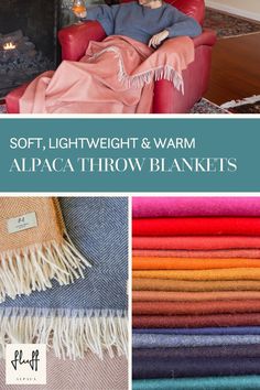 soft, lightweight and warm alpaca throw blankets are the perfect way to brighten up your home