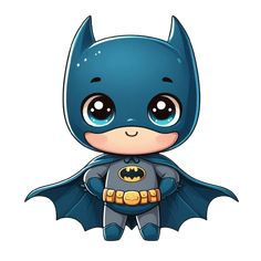 a cute little batman with big eyes