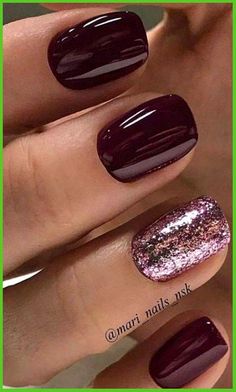 Shellac Pedicure, Nexgen Nails, Fall Acrylic, Nail Colors Winter, Baddie Nails, Modern Nails, Gold Nail