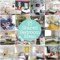 Sharing Bedroom, Shared Bedroom Ideas, Unisex Bedroom, Bedroom Ideas For Kids, Room Sharing, Kids Rooms Shared, Kids Shared Bedroom, Shared Kids Room