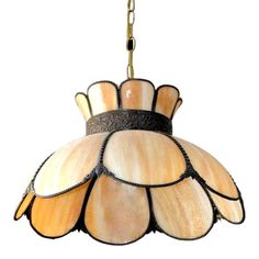 a chandelier made out of wood and metal