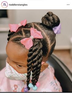 3 Year Hairstyles, No Braid Hairstyles Easy For Kids Black, Easter Hairstyles For Kids, Toddler Girl Hairstyles Black, Toddler Natural Hairstyles Black, Easy Toddler Hairstyles Black, Little Black Girls Hairstyles, Hairstyles For Little Black Girls Easy