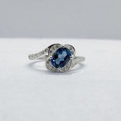 Antique London Blue Topaz Engagement Ring, Blue Topaz Rings for Women, London Topaz, Promise Ring for Couples, Mothers Day Gifts ★ Settings ☆ Metal - 925K Sterling Silver/ 14K Solid Gold ☆ Gold Color - Rose / White / Yellow ★ To change the metal to a 10k And 18k solid gold (white/rose/Yellow) is also available, please ask for a quotation if you want. ⍟ The ring size shown in the pictures is 7US. ★ Main Stone ☆ Stone - Natural Oval Cut London Blue Topaz ☆ Size - 6×8 mm ☆ Shape - Oval ☆ Color Grad Blue Diamond Ring With Gemstone Accents, Oval Shape, Blue Oval Diamond Ring With Gemstone Accents, Oval Sapphire Topaz Ring With Diamond Accents, Blue Topaz Oval Diamond Ring, Blue Sterling Silver Birthstone Ring With Diamond Accents, Blue Birthstone Ring With Diamond Accents For Promise, Blue Birthstone Ring With Diamond Accents For Anniversary, Blue Birthstone Ring With Accent Stones For Anniversary, Sapphire Rings With Diamond Accents And Blue Topaz