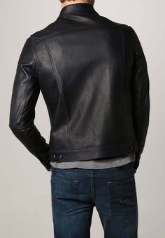 Lambskin Button HOT Shirt Men's Leather Black Shirt Genuine Stylish Motorcycle | eBay Waist Jacket, Best Leather, Leather Skin, Nice Leather, Lambskin Leather, Dark Navy, Full Grain Leather, Real Leather, Leather Men