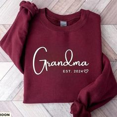 Personalized Grandma Est Sweatshirt Custom Mothers Day Gift Granny Sweatshirt Gift for Grandmother Nana Sweatshirt Mommy Shirt - Etsy Nana Sweatshirt, Gift For Grandmother, Mommy Shirt, Mommy Shirts, Grandma Gift, Grandma Gifts