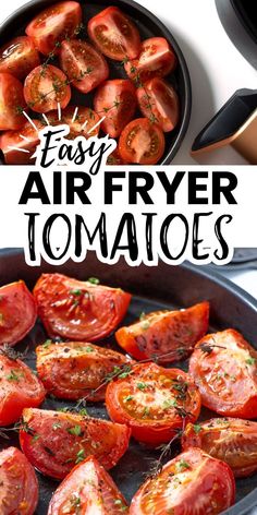 this air fryer tomato is so easy to make